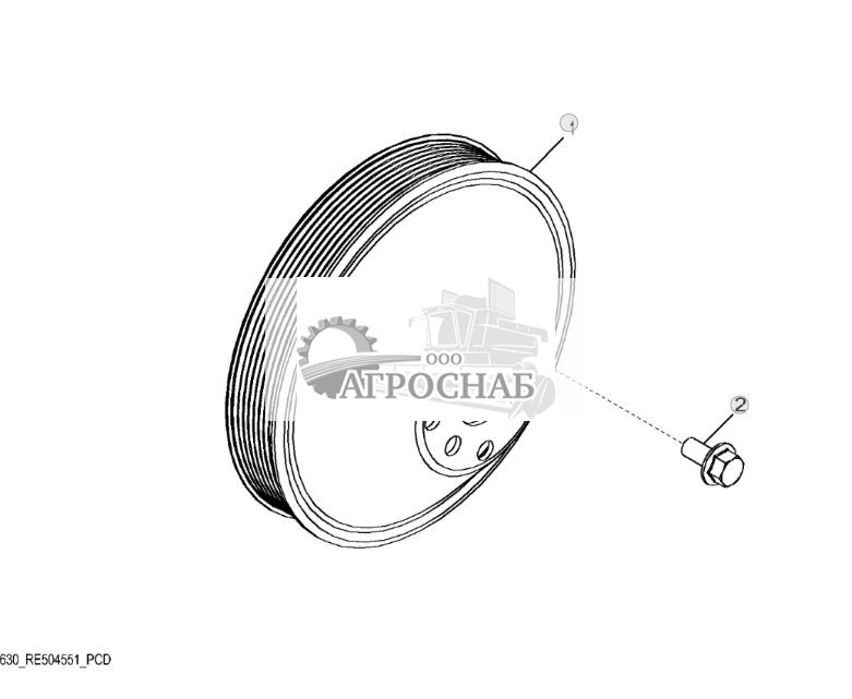 8630 Шкив вентилятора - ST615450 159.jpg